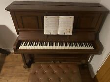 Upright piano mahogany for sale  LEICESTER