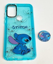 Capa telefone Stitch e suporte de anel para Moto G Pure/GPower 2022/G Play 2023 azul NOVO* comprar usado  Enviando para Brazil