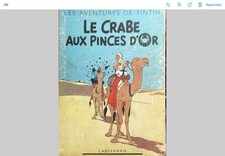 Tintin crabe pinces d'occasion  Lion-sur-Mer