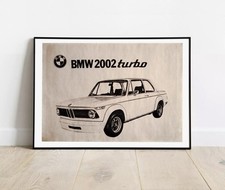 Poster retro bmw d'occasion  L'Isle-sur-la-Sorgue