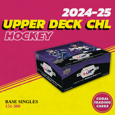 Usado, 2024-25 Upper Deck CHL - Singles básicos (151-300) ESCOLHA DA LISTA comprar usado  Enviando para Brazil
