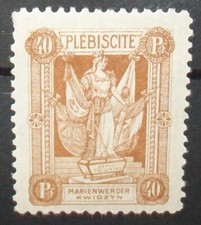 SELO N°601G DEUTSCHESREICH MARIENWERDER NOVO COM TRAÇO DE DOBRADIÇA Aus comprar usado  Enviando para Brazil