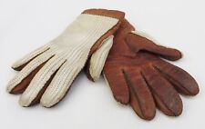 Vintage leather knitted for sale  DISS