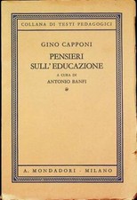 Pensieri sull educazione. usato  Trento