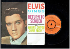 ELVIS PRESLEY RETURN TO SENDER VINYL SINGLE, usado comprar usado  Enviando para Brazil