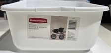 Pia de plástico branco Rubbermaid 2951-AR 11,4 L pol, CAIXA ABERTA comprar usado Pia de plástico branco Rubbermaid 2951-AR 11,4 L pol, CAIXA ABERTA comprar usado  Enviando para Brazil