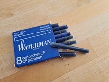 Usado, Cartouches  Waterman CF bleu blue CF cartridges box x8 comprar usado  Enviando para Brazil
