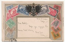 Embossed postcard germany for sale  LONDON
