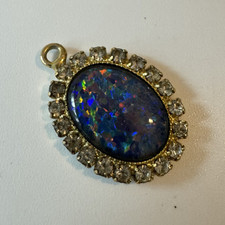 Vintage opal pendant for sale  CRANLEIGH