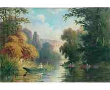 Vintage french oil d'occasion  Cannes-La-Bocca