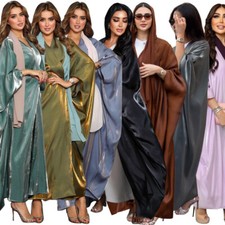Satin open abaya d'occasion  Expédié en Belgium