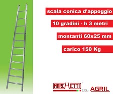 Scala alluminio conica usato  Valva