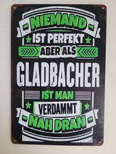 Blechschild borussia möncheng gebraucht kaufen  Kaiserslautern