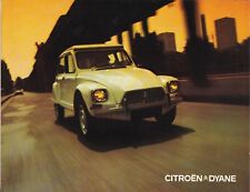 Citroen dyane brochure for sale  BAGSHOT