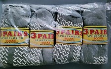 Meias antiderrapantes parte inferior aderente hospitalar paciente meias chinelos 12 pares cinza comprar usado  Enviando para Brazil