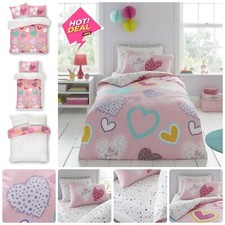 Kids hearts duvet for sale  MANCHESTER