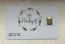 Feingoldbarren 999 myaurum gebraucht kaufen  Zweibrücken