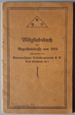 Mitgliedsbuch begräbniskasse  gebraucht kaufen  Bredenbek
