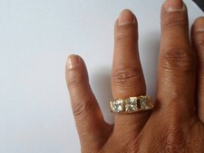 Bague plaqué trio d'occasion  Rioz