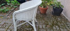 Korbsessel rattan weiß gebraucht kaufen  Köln