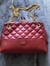 Jaegar red leather for sale  NEW MILTON