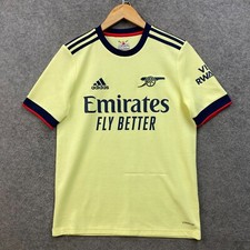 Camisa de futebol Adidas Arsenal masculina manga curta amarela 13-14 anos 43308 comprar usado  Enviando para Brazil