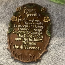 Vintage prayer serenity d'occasion  Expédié en Belgium