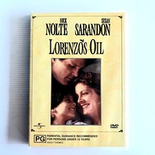 DVD 1992 Drama Lorenzo's Oil, Nick Nolte, Susan Sarandon, Região 2/4 Muito Bom Estado Usado comprar usado  Enviando para Brazil