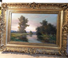 Tableau ancien coucher d'occasion  Montreuil