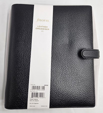 Organizador de couro preto texturizado Filofax Finsbury A5 6 anéis fichário - MUITO BOM, usado comprar usado Organizador de couro preto texturizado Filofax Finsbury A5 6 anéis fichário - MUITO BOM, usado comprar usado  Enviando para Brazil