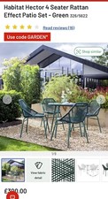 Habitat garden dining for sale  LONDON