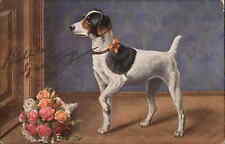 Jack Russell Terrier Dog BEAUTIFUL TUCK MY LADY'S DOG Birthday Postcard comprar usado  Enviando para Brazil
