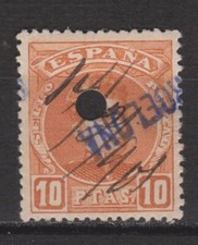 1901 ALFONSO XIII CADETE 10 PTS. RARÍSIMO USO TELEGRAFICO BARCELONA. LUJO. VER. comprar usado  Enviando para Brazil