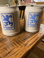 Pair 0.5l löwenbräu for sale  Grantham