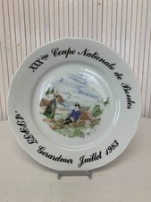 Assiette décorative porcelain d'occasion  Le Péage-de-Roussillon