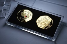 50th GOLDEN WEDDING ANNIVERSARY Commemoratives & Case. Husband/Wife Gem comprar usado 50th GOLDEN WEDDING ANNIVERSARY Commemoratives & Case. Husband/Wife Gem comprar usado  Enviando para Brazil