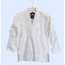 Kimono clássico artes marciais branco tamanho Y2 mistura de algodão/poli branco pré-encolhido comprar usado  Enviando para Brazil