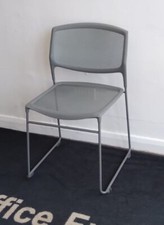 Grey plastic stacking for sale  IPSWICH