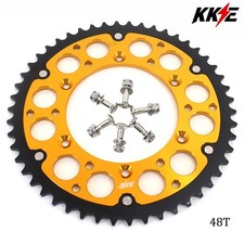 Usado, KKE 48T Hybrid Rear Sprocket for SUZUKI RMZ450 2005-2025 DRZ400S 2000-25 Gold comprar usado  Enviando para Brazil