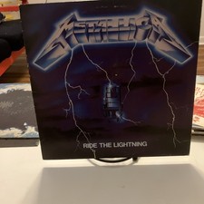 Metallica Ride the Lightning 1983 Elektra Records  Thrash Metal Please Read comprar usado  Enviando para Brazil