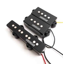 Conjunto de captador de baixo elétrico 4 cordas – captadores Humbucker estilo PB e JB preto comprar usado  Enviando para Brazil
