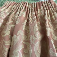 Pair pink damask for sale  UCKFIELD