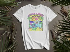Camiseta com capuz Disney Lilo Stitch Aloha Hawaii Come Visit masculina feminina unissex AD432 comprar usado  Enviando para Brazil