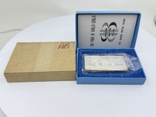 Usado, Raro Baker Boyer Bank 1969 3 Oz barra de prata 0,999 com caixa e certificado de autenticidade Walla Walla comprar usado  Enviando para Brazil