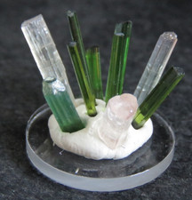 Cristaux tourmaline pakistan d'occasion  Audincourt