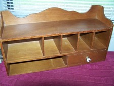 Vintage wood desktop for sale  Atlantic Beach