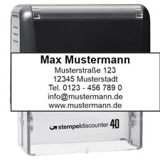 Stempeldiscounter adressstempe gebraucht kaufen  Ascheberg