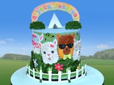Conjunto de alpaca - 9 peças cortadores e gravadores para bolo, biscoitos, pasta de açúcar, fondant comprar usado  Enviando para Brazil