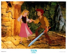Tarzan & Magic Black Cauldron 1985 Lobby Card Original Disney Princesa Eilonwy comprar usado  Enviando para Brazil
