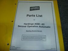 Hardinge asm second for sale  Dubuque